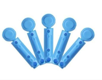 Aiguilles médicales jetables de lancette de sang de torsion 30G Instrument stérile de lancette de sang de torsion 28G