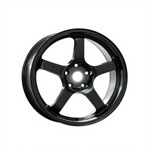 Rines de Aleación de Aluminio de Cinco Radios 16X7.0, Color Negro Mate, Ajuste Universal, 3 Años de Garantía, Gran Venta, en Stock - Product Image 1