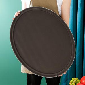 Plastic Serving Tray Round Extra Large Commercial Grade For Restaurant Hotel KTV - Product Image 1
