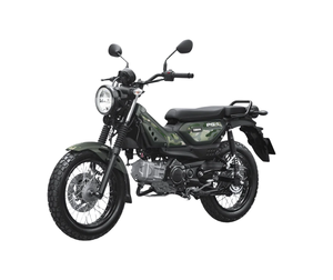 Moto tout-terrain robuste 115cc style Scrambler à double usage édition camouflage en promotion pour l'exportation - Product Image 3
