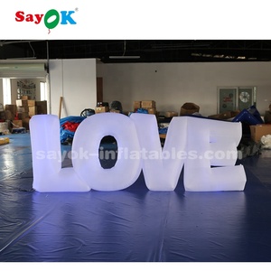 Ballons Lettres Gonflables LED Géants <span class=keywords><strong>Lettre</strong></span> d'Amour <span class=keywords><strong>Gonflable</strong></span> pour Publicité Mini Lettres Gonflables - Product Image 3