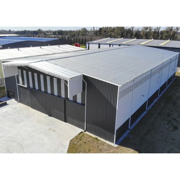 Prefab Metal Construction Buildings Steel Structure Prefabricated Warehouse For Sale
