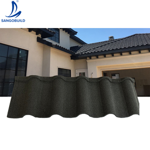 Materiales de Techo Modernos Resistentes al Agua y al Fuego, Tejas Metálicas con Recubrimiento de Piedra Golan para Edificios Residenciales - Product Image 4