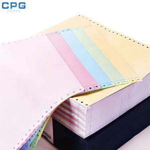 Rollo de Papel Sin Carbón (NCR) de Alta Blancura Personalizado por el Fabricante, 50gsm 55gsm, para Impresión por Computadora - Product Image 1