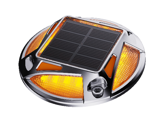 IP68 Round LED Aluminum Alloy Solar Road Studs Cat Eyes Road Mark use Park / Gargen