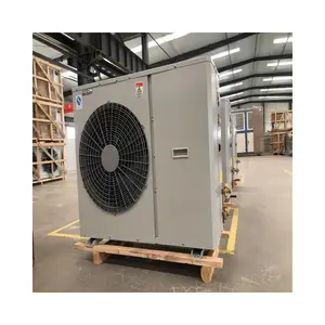 Unidad de ventilador y condensador para unidad de condensación de caja de congelador de explosión unidad de condensación de desplazamiento