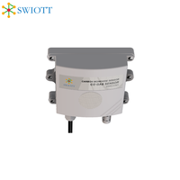 Détecteur de monoxyde de carbone industriel mural SW6CO01 avec écran OLED, transmetteur RS485 Modbus RTU pour plateforme IoT Cloud PLC