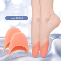 JOGHN Couvre-orteils en gel de silicone à couverture intégrale, manchon protecteur souple pour les danseuses de ballet et les femmes qui portent des talons hauts