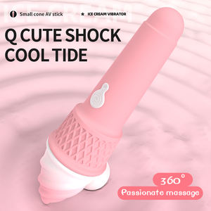 Juguetes Sexuales para Adultos a Precio de Fábrica, Vibrador de <span class=keywords><strong>Cono</strong></span> de Helado, Juguetes Sexuales, Varita AV, Masajeador, Vibrador de Clítoris - Product Image 3