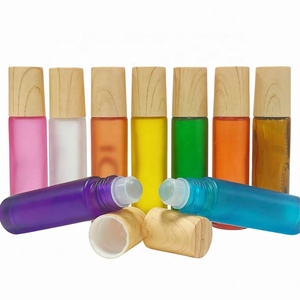 Distributeur de parfum à l'huile, Rose, or, brillant, 5 ou 10ml, en verre, transparent, pour rouge à lèvres, crème pour les yeux, avec rouleau de 5ml - Product Image 5