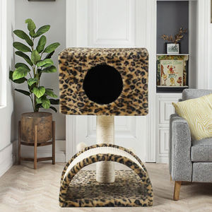 EUR PET nuovo mestiere prezzo di fabbrica giocattolo per animali domestici casa della caverna del gatto stabile Scratcher ad arco <span class=keywords><strong>Condo</strong></span> - Product Image 6
