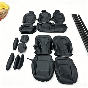 Actualización de Asientos para <span class=keywords><strong>Mercedes</strong></span>-Benz <span class=keywords><strong>Vito</strong></span> Clase V - Funda de Cuero con Patrón Litchi para la Funda de Asiento Estilo Original del Vehículo - Product Image 5