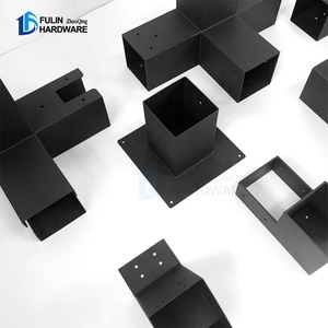 Base <span class=keywords><strong>de</strong></span> Poste Negra Resistente, Base <span class=keywords><strong>de</strong></span> Anclaje <span class=keywords><strong>para</strong></span> Poste, Soporte <span class=keywords><strong>para</strong></span> Barandilla <span class=keywords><strong>de</strong></span> Madera, Placa Base <span class=keywords><strong>para</strong></span> Pérgola - Product Image 6