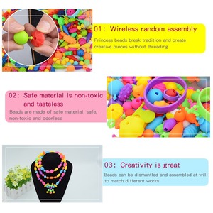 Venta al por Mayor, Nuevo Estilo, Cuentas de Plástico Coloridas para Joyería Infantil, Letras del Alfabeto Populares, Kit de Fabricación de Pulseras DIY, Juguete - Product Image 4
