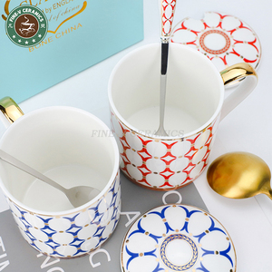 Tazas <span class=keywords><strong>de</strong></span> café <span class=keywords><strong>de</strong></span> porcelana fina, estilo nórdico, dorado, lujoso, vintage, ruso, árabe, novedad <span class=keywords><strong>de</strong></span> <span class=keywords><strong>2021</strong></span> - Product Image 6