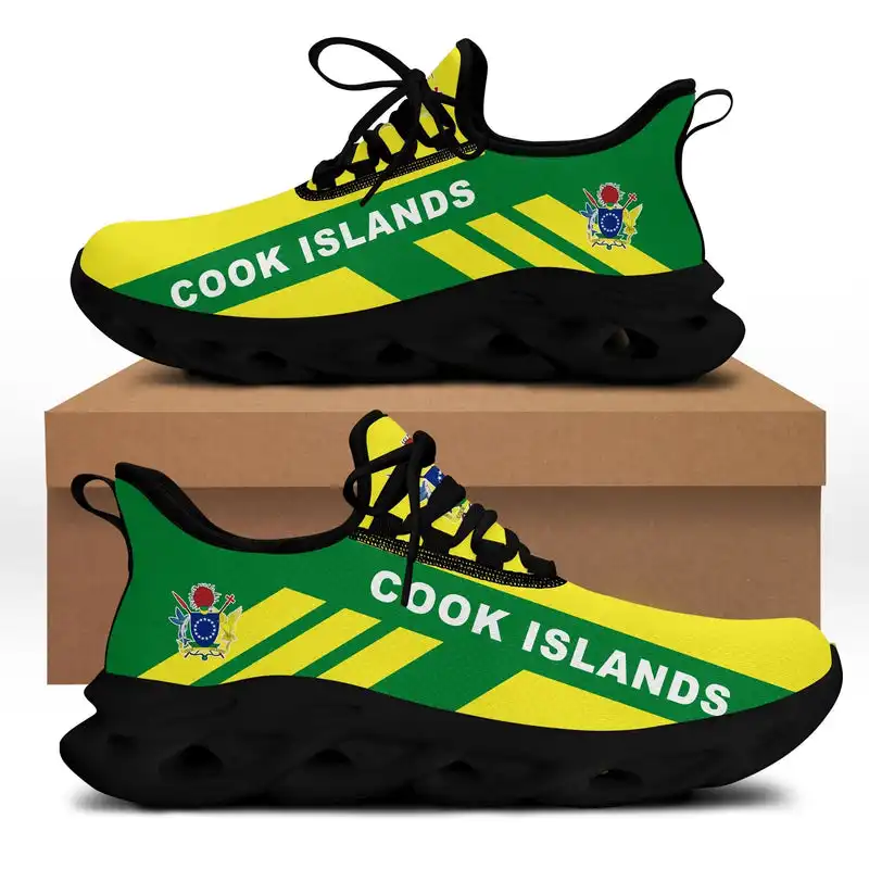 Calzature polinesiane Cook Islands Flag Logo Sneakers da uomo personalizzate scarpe da corsa Casual per sport all'aria aperta da donna scarpe Drop Shipping