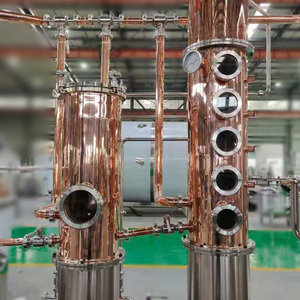 Machine d'extraction d'extracteur de vin spiritueux distillé sous vide de plantes naturelles industrielles 1000L à vendre unité de distillation simple - Product Image 3