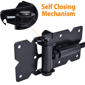 <span class=keywords><strong>Cerniere</strong></span> <span class=keywords><strong>per</strong></span> <span class=keywords><strong>cancelli</strong></span> a chiusura automatica, regolabili, resistenti, kit <span class=keywords><strong>cerniere</strong></span> <span class=keywords><strong>per</strong></span> <span class=keywords><strong>cancelli</strong></span> a 90 gradi <span class=keywords><strong>per</strong></span> recinzioni esterne <span class=keywords><strong>in</strong></span> legno, vinile, metallo, nere - Product Image 6