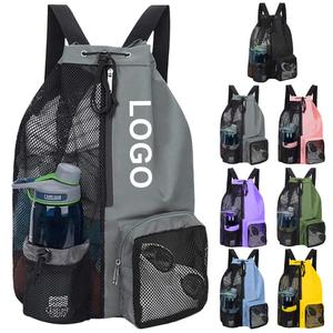 Wholesale Custom <b>Drawstring</b> Bags with Logo Oxford Waterproof <b>Backpack</b> Multi-pocket Sports Draw String Bag for Man - Product Image 2