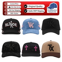 Gorra Deportiva de 5 Paneles Mago G5 100% Original de Gamuza Negra de Ala Ancha, Estilo OEM ODM Rude Awakening, Gorras PRAISE the LORD