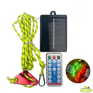 La plus récente <span class=keywords><strong>corde</strong></span> à vent lumineuse d'auvent extérieur avec télécommande tente de Camping autres accessoires de camp guirlandes lumineuses à LED solaires - Product Image 1