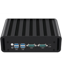 PC Mini Industri X31G 2x COM RS232 RS485 Intel N100 Celeron J6412 N2840 J4125 J1900 i3-5005U i5-5200U i7-4600U Windows Linux