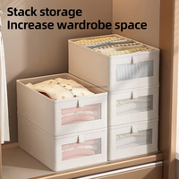 Organisateur de vêtements pliable pour armoire, boîte de rangement pour sous-vêtements, jouets et articles divers, vente chaude