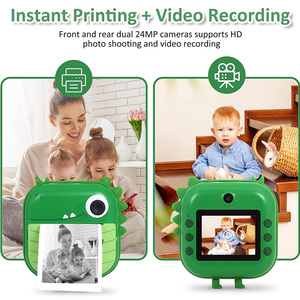 BTJ 2024, juguetes para niños, cámara de impresión instantánea para niños, cámara HD de 1080p con papel térmico, cámara Digital fotográfica L1 - Product Image 3