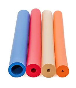 Custom Flexible Colourful NBR PVC Rubber Foam Pipes EPE Foam Insulation Protect Tube