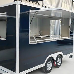 Food Truck Extensible en Aluminium avec Unités Latérales Fixées par Boulons <span class=keywords><strong>pour</strong></span> Transformer une Cuisine Compacte en Restaurant Entièrement Équipé <span class=keywords><strong>pour</strong></span> la Vente de Bonbons et de Chips - Product Image 1