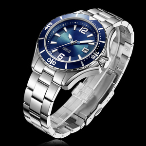 Nuovo Arrivo OEM Orologio da Immersione di Lusso con Lunetta in Alluminio Verde Cassa in Acciaio Inossidabile Quadrante Super Luminoso Orologio da Uomo di Design - Product Image 4