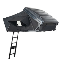 Tente de toit rigide quatre saisons à ouverture automatique, une chambre, pliable, pour camping, camion et SUV