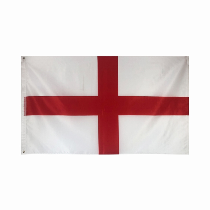 England Englisch Banner 3x5 ft gedruckt Weiß Rotes Kreuz 68D Qualität Polyester Flagge Innen/Außen 90x150cm England Flagge