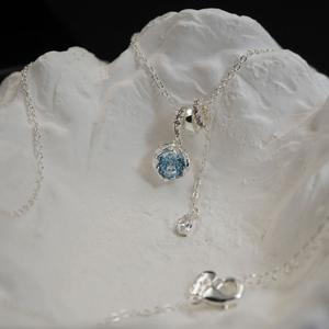 Collar de Perlas de Nácar Blanco Australiano de Partículas Grandes, Plata de Ley S925, Lujo, Luz Fría, Collar con Colgante de Moda - Product Image 3