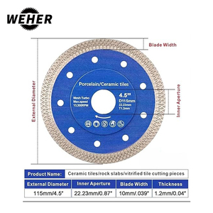 <span class=keywords><strong>Disque</strong></span> de coupe diamant turbo à vente chaude 105/110/115/<span class=keywords><strong>125</strong></span>/180/230 mm <span class=keywords><strong>pour</strong></span> carrelage, porcelaine, céramique, <span class=keywords><strong>disque</strong></span> diamant, coupe diamant - Product Image 2