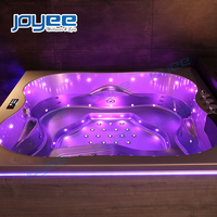 JOYEE – baignoire balneo 2 faces, bain en acrylique noir, tourbillon, bain de massage, salle de bain, 160