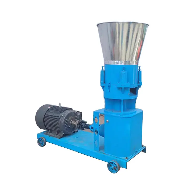 High efficiency power electricity or diesel chicken feed crusher and pellet making line