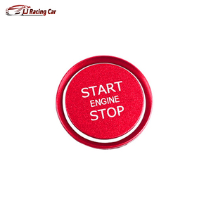 Kit de Adhesivos para el <span class=keywords><strong>Interior</strong></span> del Automóvil en Rojo, Azul y Plateado, Cubierta para el Botón de Encendido/Apagado del Motor para Land Rover <span class=keywords><strong>Defender</strong></span> 90 110 130 L663 2020-2025 - Product Image 2