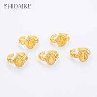 Bague pour femme plaquée or 18 carats, style classique, avec grand zircon serti griffe taille princesse, certifiée par un tiers, pour mariages et fiançailles