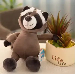 CustomPlushMaker ของเล่นสัตว์ป่าขายส่ง ของเล่นตุ๊กตาสัตว์สั่งทำ ของเล่นตุ๊กตาขนนุ่มน่ารัก ตุ๊กตาสัตว์ขนนุ่ม ฟ็อกซ์ แรคคูน ช้าง - Product Image 3