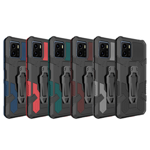 เคสตัวยึดแม่เหล็กกันกระแทกแบบไฮบริดที่ทนทาน Y51 Y53S Y72 <span class=keywords><strong>Y15S</strong></span> Y31 Y33S Y21S Y32 Y17 Y1 Y91i พร้อมฝาครอบคลิปหนีบเข็มขัด - Product Image 6