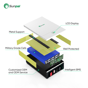 썬팔 리튬 이온 라이프포4 태양광 에너지 배터리 <span class=keywords><strong>48V</strong></span> 100Ah 200Ah 10kWh 15kWh 파워월 가정용 에너지 저장 배터리 - Product Image 3