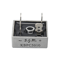 Redresseur en pont KBPC5010 Diode 50A 1000V Pièces de générateur KBPC 5010 3510 50*50MM