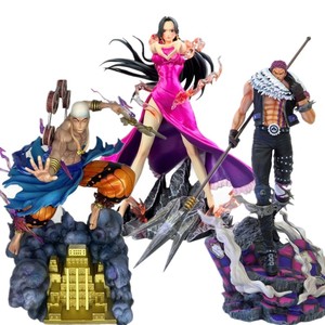 22-39CM 1 pieza JT Sanji Nico Robin <span class=keywords><strong>Boa</strong></span> <span class=keywords><strong>Hancock</strong></span> Enel Charlotte Katakuri Figuras estatua figurita Anime PVC <span class=keywords><strong>figura</strong></span> modelo muñeca de juguete - Product Image 1