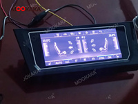 Écran tactile numérique LED pour climatiseur de voiture, panneau de climatisation numérique pour la série Volkswagen, tableau climatique numérique QLED AI