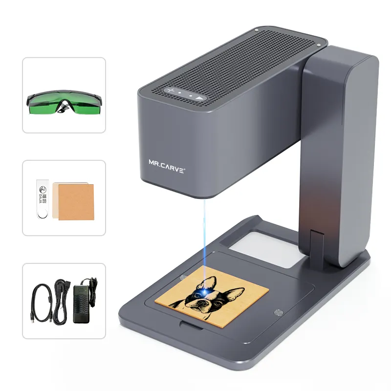 Daja C1 portable mini semiconductor laser marking engraving machine for wood, plastic, leather, bone