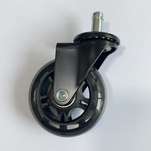 2025 Topseller Geräuscharme, Spurlose Graue 100 mm 4 Zoll PVC-Lenkrolle mit Schraubbefestigung - Product Image 6