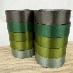 Ruban en <span class=keywords><strong>satin</strong></span> floral écologique pour mariage, emballage cadeau, décorations de fête, ruban rose fait main, nœud en ruban DIY - Product Image 5