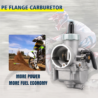 Carburateur de moto 2T 4T PE17 19 22 24 26 28mm avec jets à bride pour moteur de moto tout-terrain YAMAHA Kawasaki SUZUKI