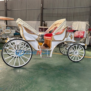 Nuevo Carro de Caballos Azul Personalizado con Remolque, Carro de Caballos Chino Económico de Alta Calidad para Turismo - Product Image 2